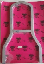 Schienale Sissybar 8 1/4" x 13 1/4" 210 x 335 mm. Chopper universale Harley