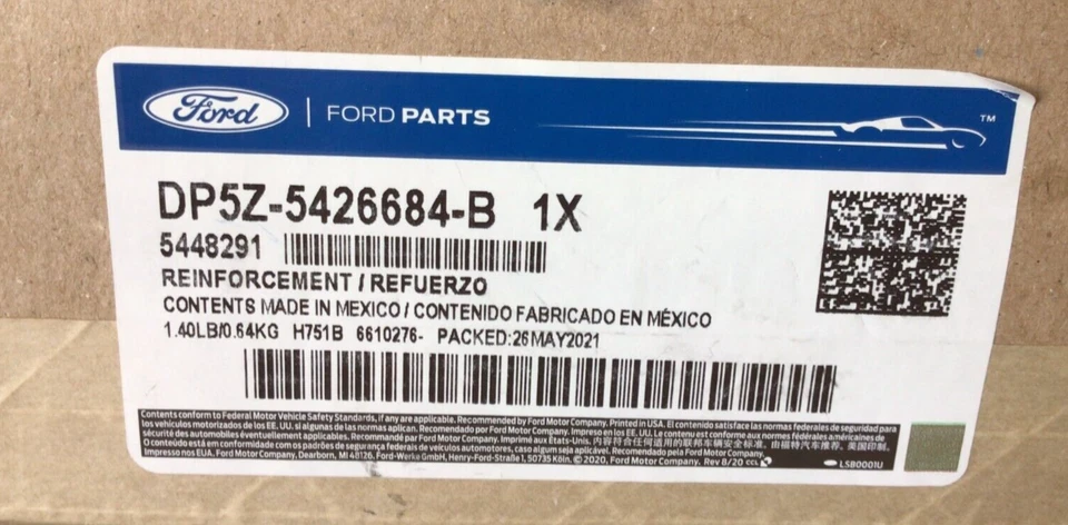 2013-2020 Lincoln MKZ OEM Right Rear Exterior Door Handle Base DP5Z-5426684-B Foto 4 de 4