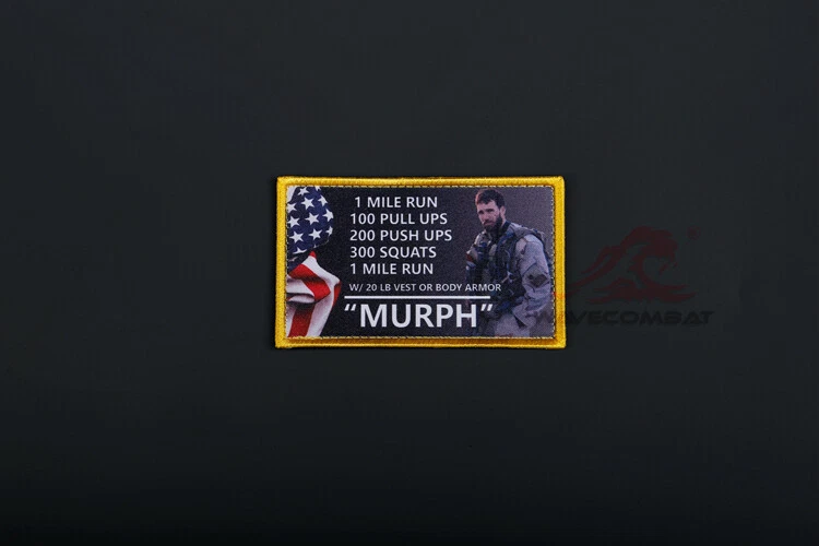 Military Patch The Murph Challenge Armband Badge Embroidery Tactical Gifts - Image 2 of 4