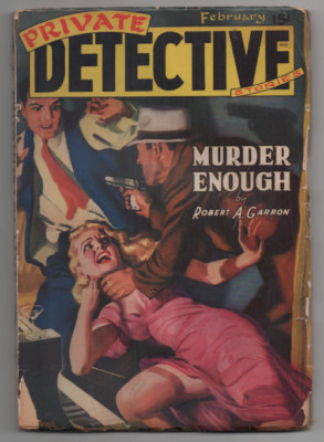 Private Detektiv Feb.1942 Volumen 10 Ausgabe 3 Blond Gga Hinten J Ward Cvr
