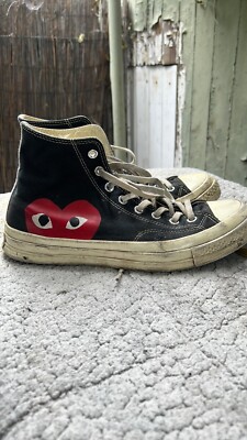Unisex Converse Chuck Taylor All Star Hi Topx Comme des Garcons Play Size M9/W11