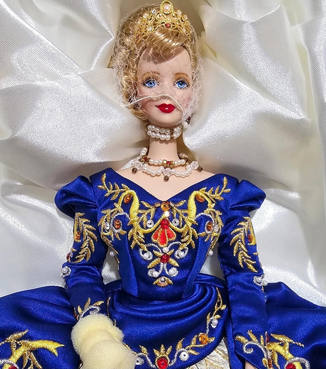 Faberge Imperial Elegance👑 Porcelain Barbie® w/Egg & Heart Faberge Imperial Elegance👑 Porcelain Barbie® w/Egg & Heart