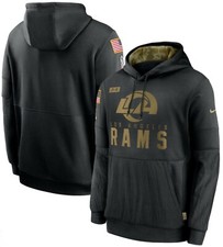 AUTHENTIC Nike Los Angeles Rams 2020 NFL Salute to Service Hoodie Men's Sideline