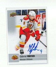 GABRIEL FORTIER autographed '19/20 Upper Deck CHL card #83 TAMPA BAY LIGHTNING