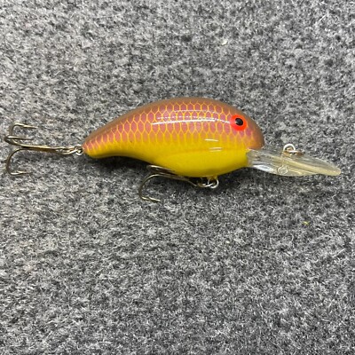 Pre Pradco Bandit 200 Series Vintage Crankbait Lure A36 Peanut Butter Jelly 2A36