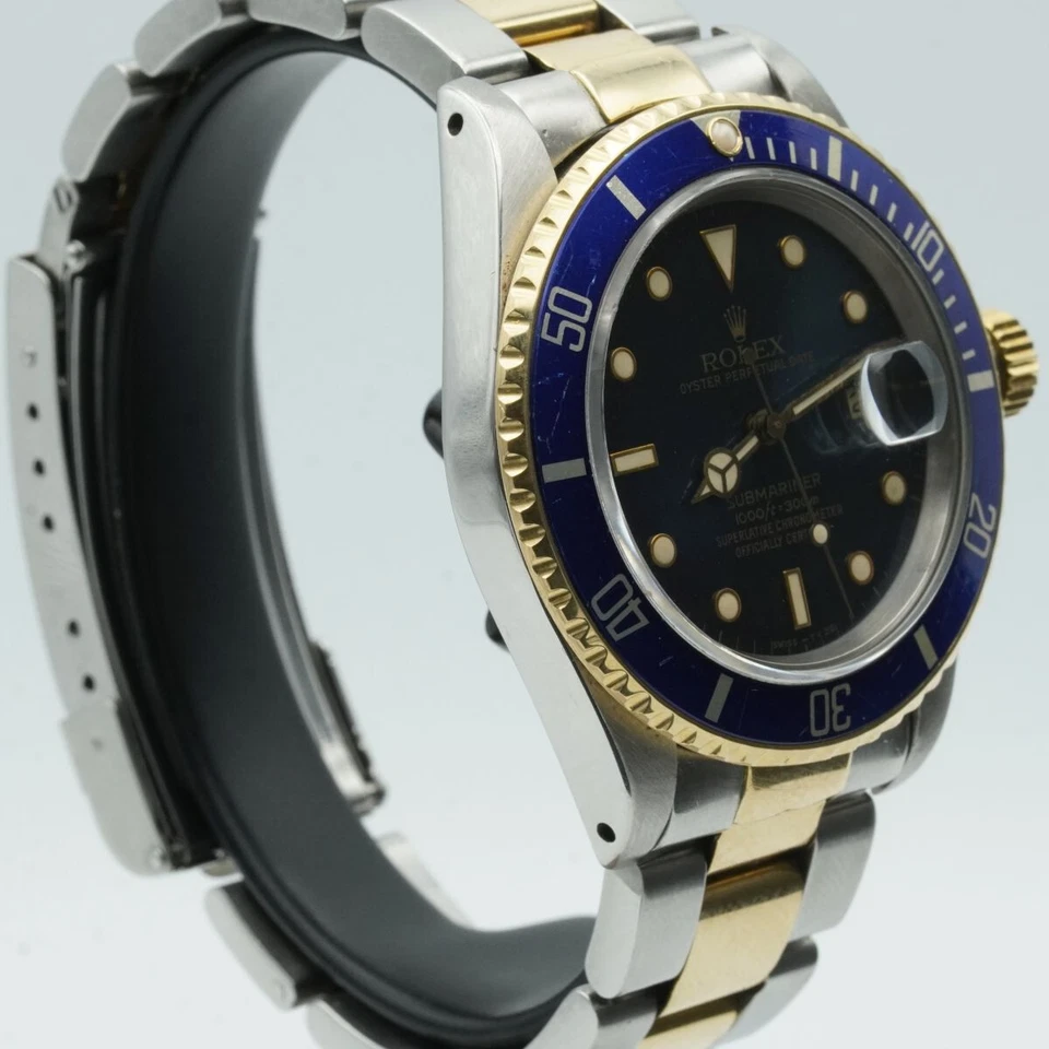 ROLEX SUBMARINER HERREN UHR 40MM 16613 STAHL/GOLD SCHÖNER ZUSTAND RAR - Bild 4 von 4