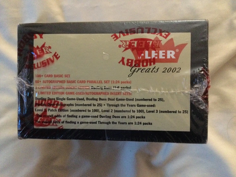 2002 Fleer Greats of the Game Baseball Sealed Hobby Box Auto? - Image 3 of 3