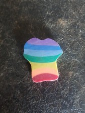 VTG Rainbow T Shirt Collectible Eraser FREE COMBINED SHIPPING
