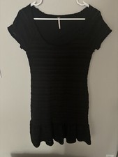 Free People Black Lace Dress