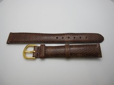 NOS Debeer Europa Lizard Grain Handcrafted Watch Wrist Band Strap 14mm 