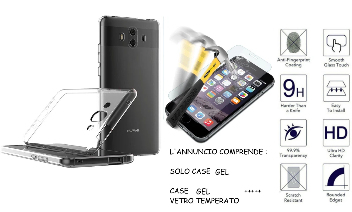 CoverKingz Custodia In Silicone Trasparente Per Huawei Mate 10 Pro – Morbida E Sottile, Antigraffio