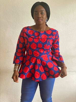 Ankara Africanische Bluse
