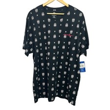Camisa Hurley Surf Co. Para hombres XL Calavera Estampado Completo Gráfico Camiseta Calavera Nueva con Etiquetas