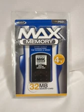 SEALED NEW DATEL MAX MEMORY 32 MB PLAY STATION 2 4 TIMES CAPACITY