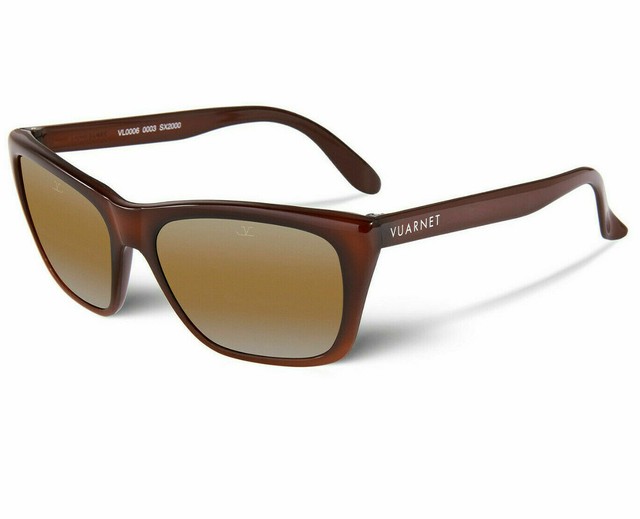 Occhiale da sole VUARNET Vl0006 Brown lucido colore 003 Brownilynx |  Acquisti Online su eBay