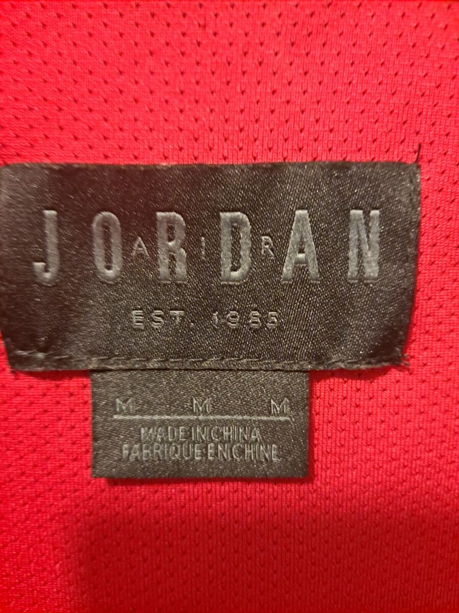Nike Air Jordan Windbreaker Jacket Black Red Mens MED. Jump Nike Air Jordan Windbreaker Jacket Black Red Mens MED. Jump