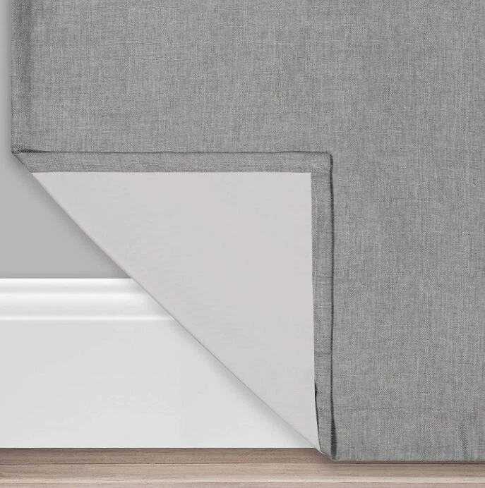 Eclipse Absolute Zero Kira Grommet Top Curtains for Bedroom, Single Panel - Grey - Image 3 of 3