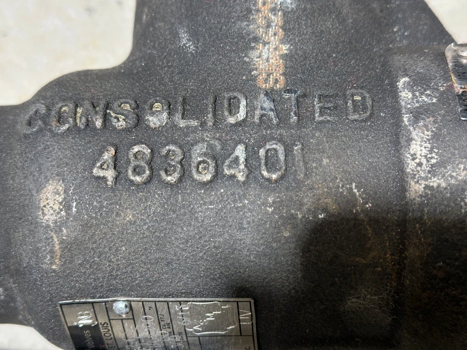 GE Consolidated 193571 C-2-CC-MS-33-FT-FT-GS Pressure Relief Valve 11/2" 45Psi - Image 2 of 4