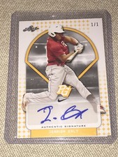 JERRION EALY 2018 LEAF PERFECT GAME AUTOGRAPH Gold Blank Back #1/1 K.C. CHIEFS 