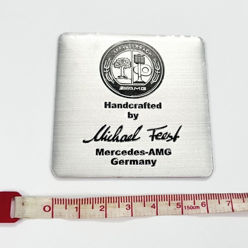 1X Auto Zubehör Handcrafted Aufkleber Für Mercedes Benz AMG Logo Embleme Sticke - Bild 5 von 6
