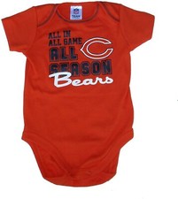 Chicago Bears Infant One Piece Bodysuit Creeper - Orange