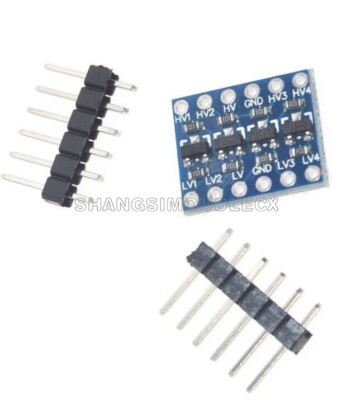 2PCS 4 Channel 5V to 3.3V IIC I2C Logic Level Converter Bi-Directional Module