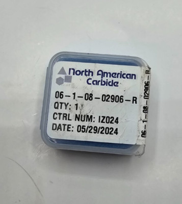 (QTY 5) North American Carbide Insert IZ024 06-1-08-02906-R