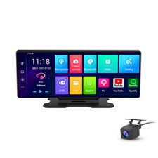 Car Dash Cam Video Recorder 10" Android 8.1 dashboard camera 4G WIFI Bluetooth 