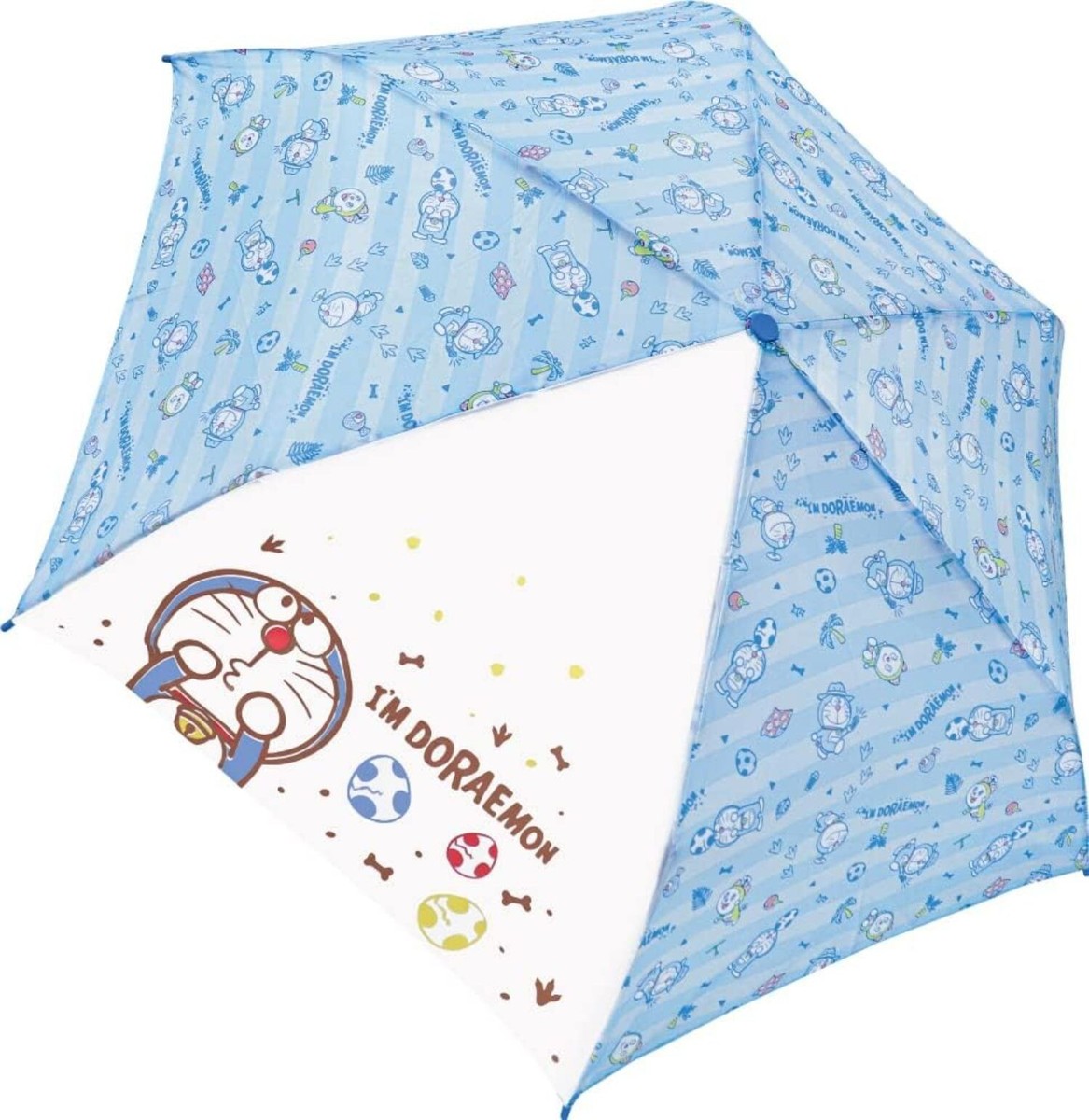 I'm Doraemon Folding Umbrella 53cm Border 90415 Anime