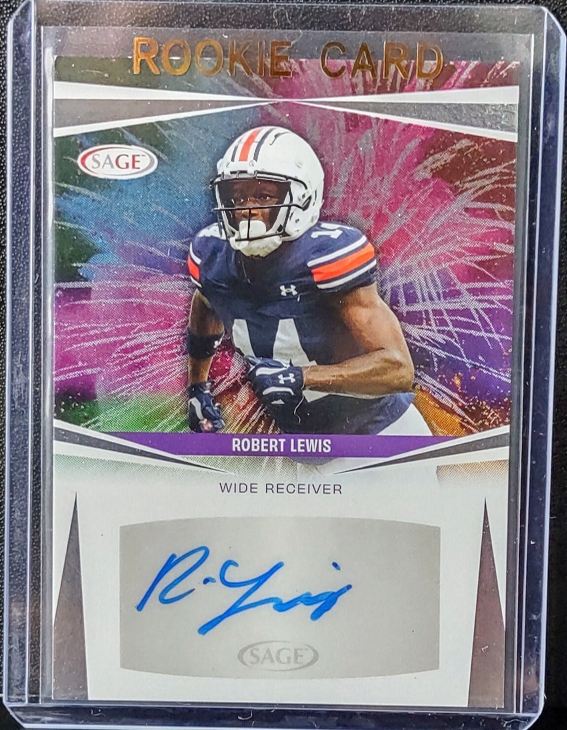 2025 Sage Hit Robert Lewis Auto A-RL2 Auburn Tigers