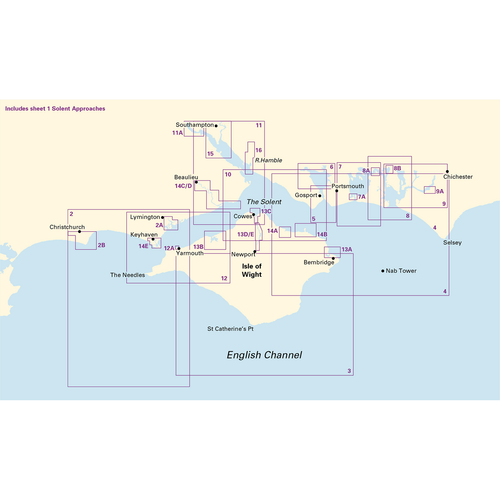 Imray Chart Pack 2200: The Solent - Picture 2 of 2