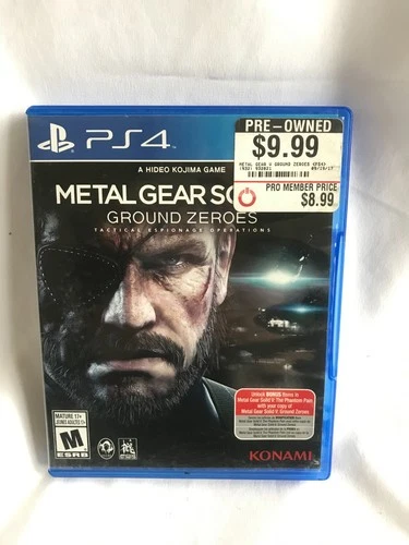 Metal Gear Solid V: Ground Zeroes (Sony PlayStation 4 PS4, 2014)