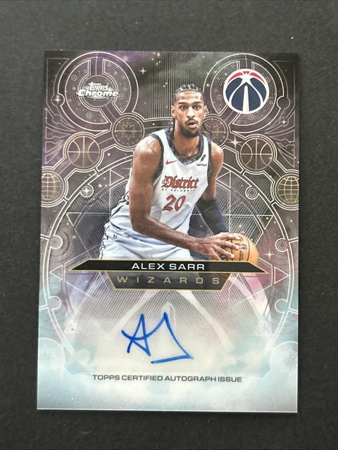 2025-26 Topps Chrome - Chromographs Alex Sarr #CH-AS
