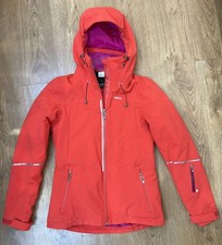 Ladies Red Wedze slide 500 Ski/Snowboard Coat , Size Small Uk 6