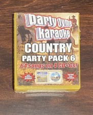 Party Tyme Karaoke - Country Party Pack 6 - BRAND NEW SEALED