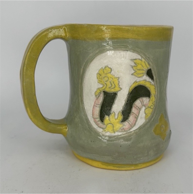 Handmade Ceramic Mug - Thai National 