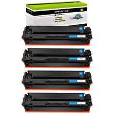 4PK Cyan CF511A Toner Cartridge for HP 204A Color LaserJet Pro MFP M181 MF181fw