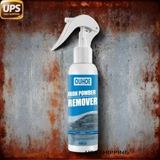 Premium Iron Powder Rust Remover - Fast-Acting Spray for Auto Rust and Stains