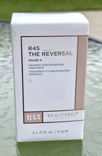 Beauty Bio R45 The Reversal Phase 4 Maximum Concentration 2 x .17 oz New Sealed
