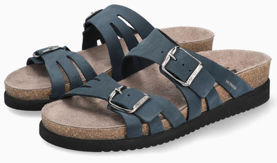 Mephisto Helisa Women s Navy Sandals Strap Flip Flop Shoes Size US 9 EU39