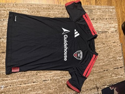 adidas Discounted (65% off) 1D.C. United MLS Soccer Jersey Guidehouse Black/Red