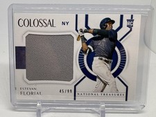 2021 Panini National Treasures  Estevan Florial Colossal Materials /99 (F523)