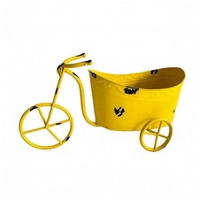 Iron Tricycle Garden Wagon Decorative Wagon Planter Rust Finish