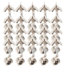 20 Pcs Fishing Pole Alarm for Bite Indicator Rod Bell Accessories