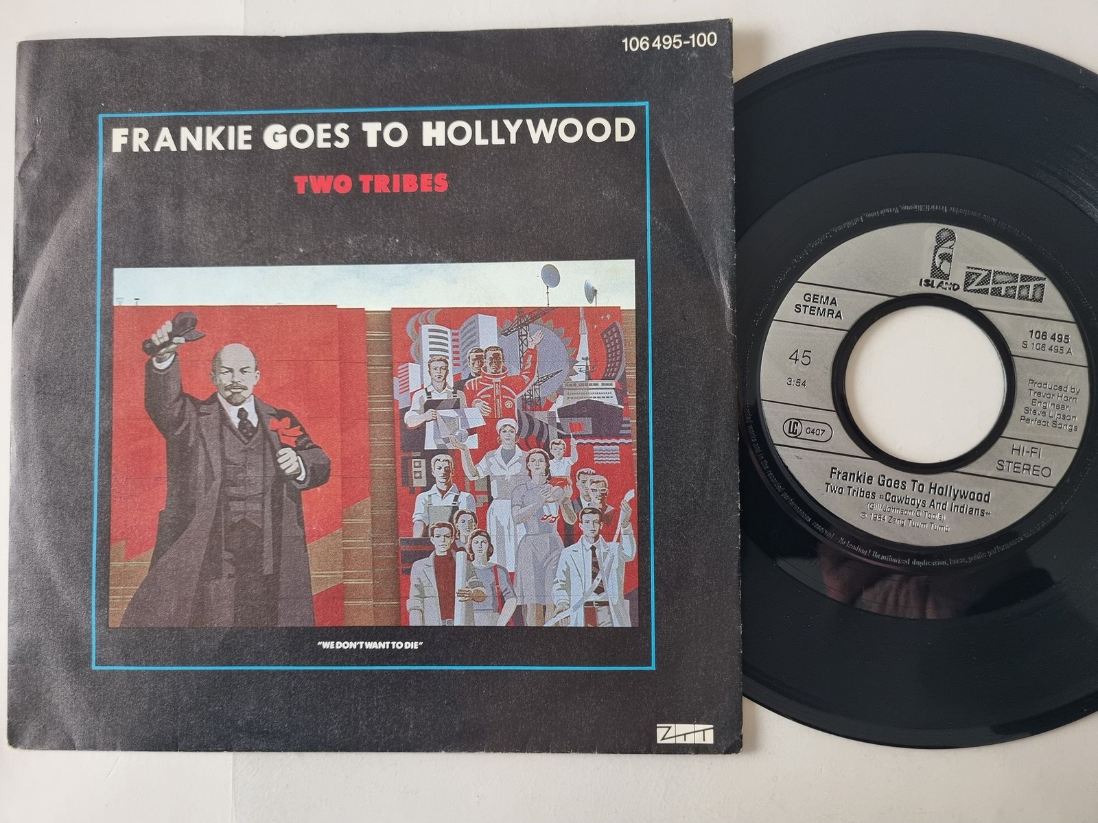 Frankie Goes To Hollywood - Two Tribes 7'' Vinyl Germany