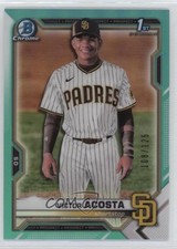 2021 Bowman Chrome Prospects Aqua Refractor 108/125 Victor Acosta #BCP-151 0au4