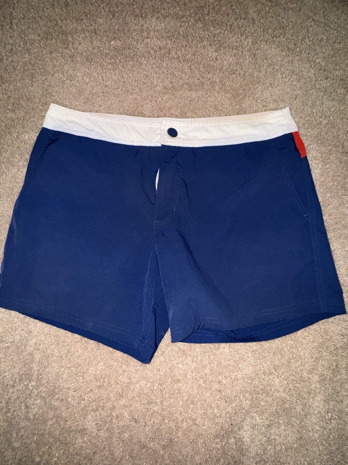 Chubbies Swim Trunks Shorts Mens Large mesh lined 6'' Inseam Blue
