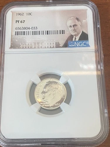 1962 Roosevelt Dime 10C NGC PF67 !! SILVER !!