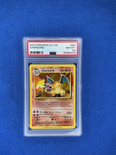 2023 Pokémon CLC EN Charizard #003 PSA 8.5