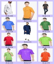 Mens Kurta only Shirt Solid Kurta Mens Wear Cotton Kurta Long Sleeve Kurta